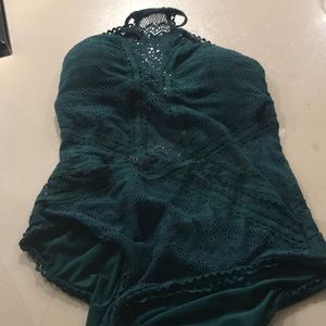 Becca lace one piece swimsuit